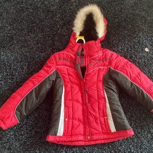 Girls Protection System Pink Winter Coat